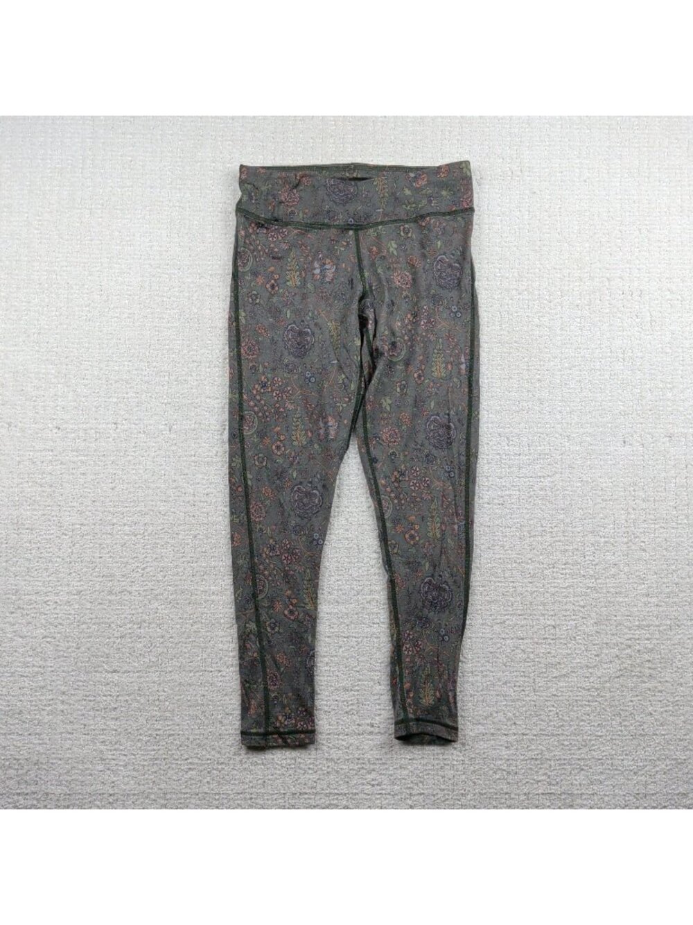 Burton Leggings Base Layer Ski Snowboard Womens Dark Floral Boho Folk Read